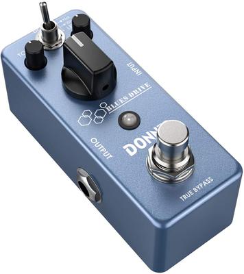 Pedal de distorção Donner Overdrive para guitarra e efeito Blues Drive