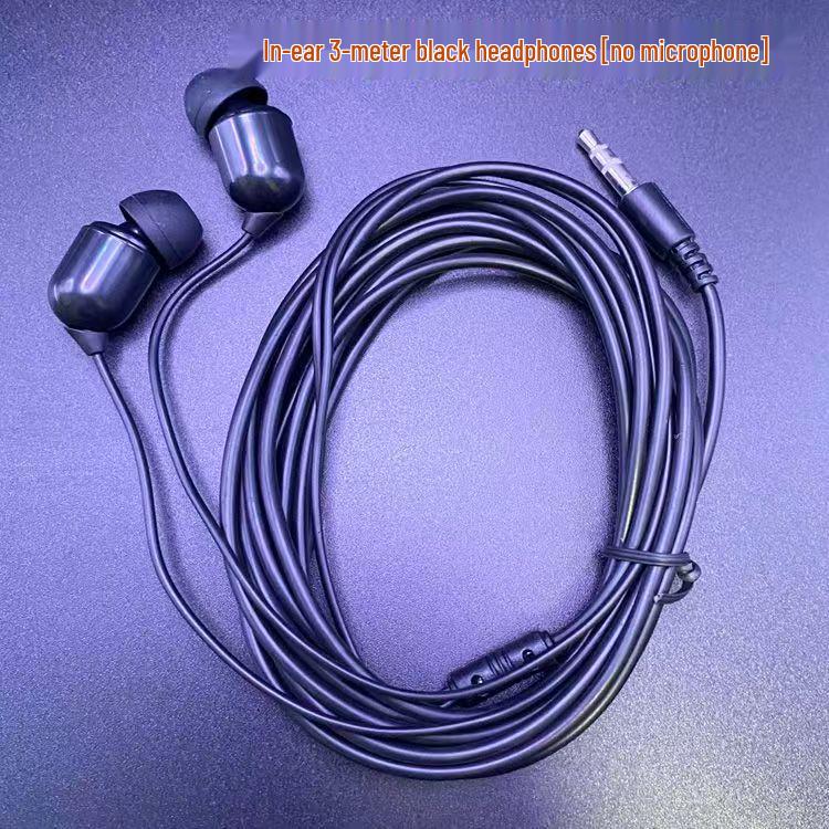 

3m In-Ear Monitoring Earphones: Wired, No Mic, High-Quality Sound for Mobile & PC