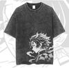 Anime Koszulka Graficzna Kamado Tanjirou Męska Koszulki Manga Oversize Bawełniana Koszulka Harajuku Męska Vintage Top