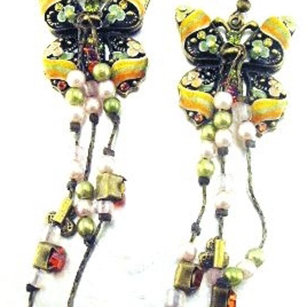 Les Trésors De Lily [C7916] - Boucles Créateur 'Les Romantiques' Vert