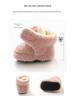 Scarpine e Calzini Caldi per Bambini - Suole Spesse Morbide, Antiscivolo, Colori Solidi, Perfetti per i Primi Passi in Autunno/Inverno