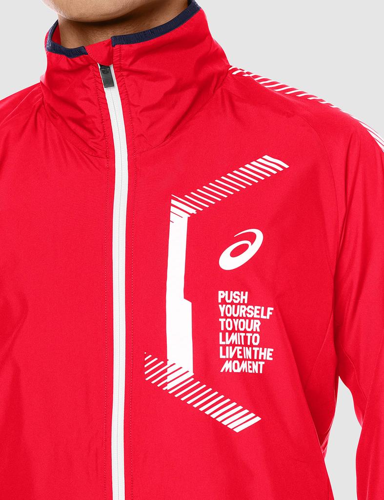LIMO Tricot Lining Breaker Jacket 2031C673 Training Wear [Asics] Men's