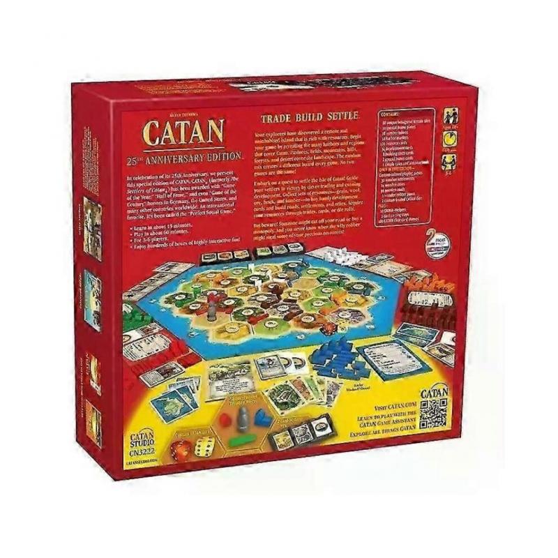 English version catan board game puzzle leisure toy game card 25th anniversary edition playing games 2-8 people party card games Gifts