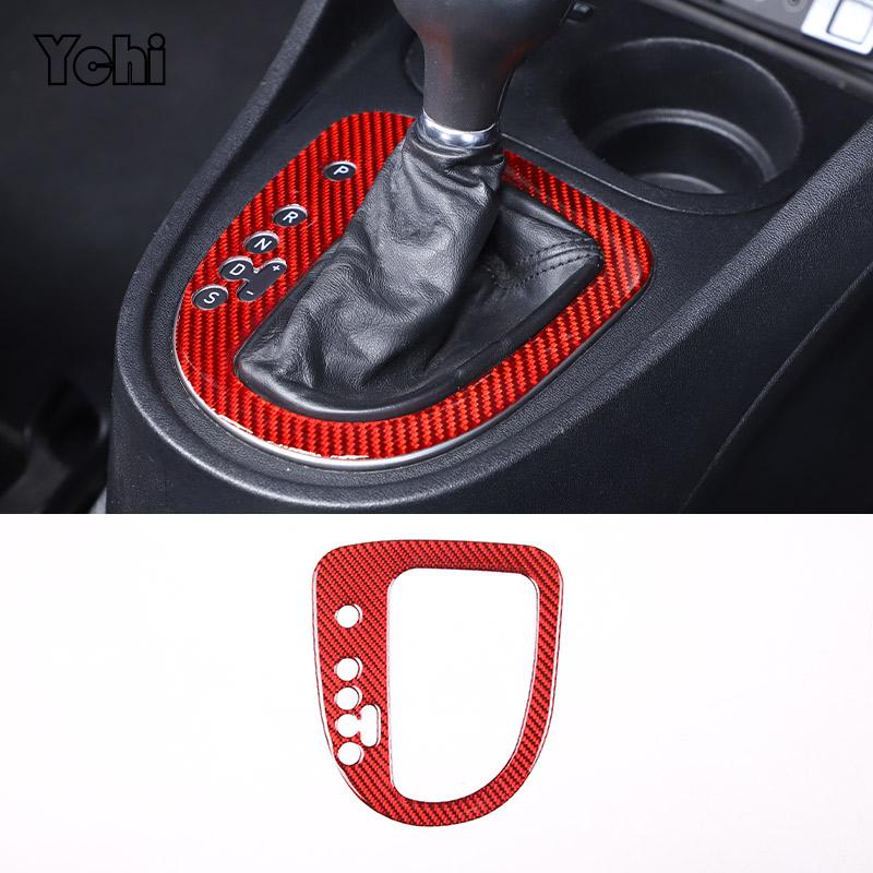 For Mazda MX-5 2016+ Matte Real Carbon Fiber Center Control Gear Shift Panel Multimedia Panel Cover Steering Wheel Frame Sticker