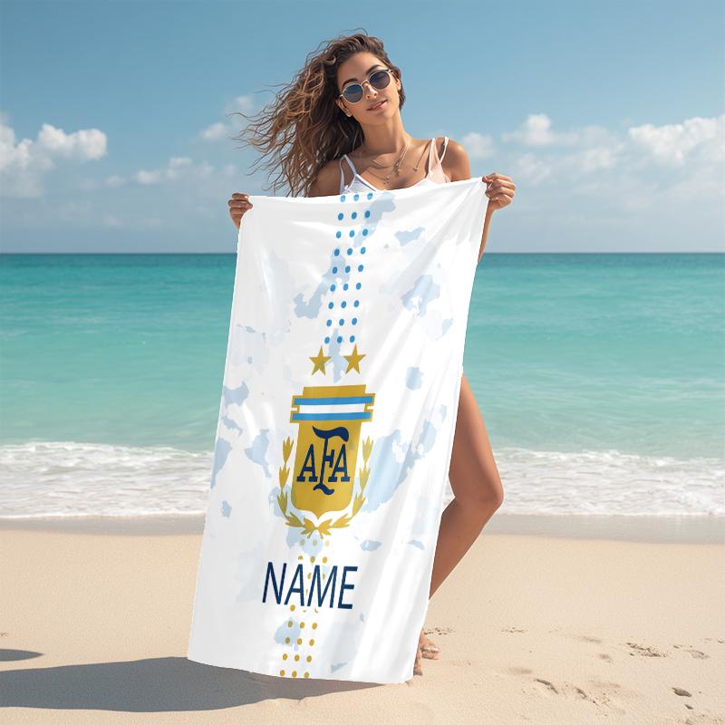 Personalized Springboks Rugby Team Beach Towel Microfiber Beach Towel Thin Absorbent for Beach Swimming Yoga Bath Sports. 0910177