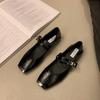 2025 New Square head Fashion Women Mary Jane Shoes Spring Autumn Elegant Party Daily Footwear Women Minimalist Flats Shoes