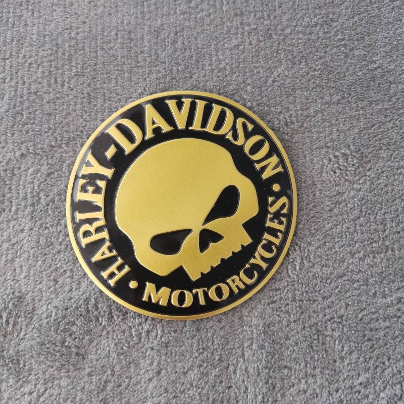 Suitable for Skull car logo modified metal body sticker rear sticker devil car sticker