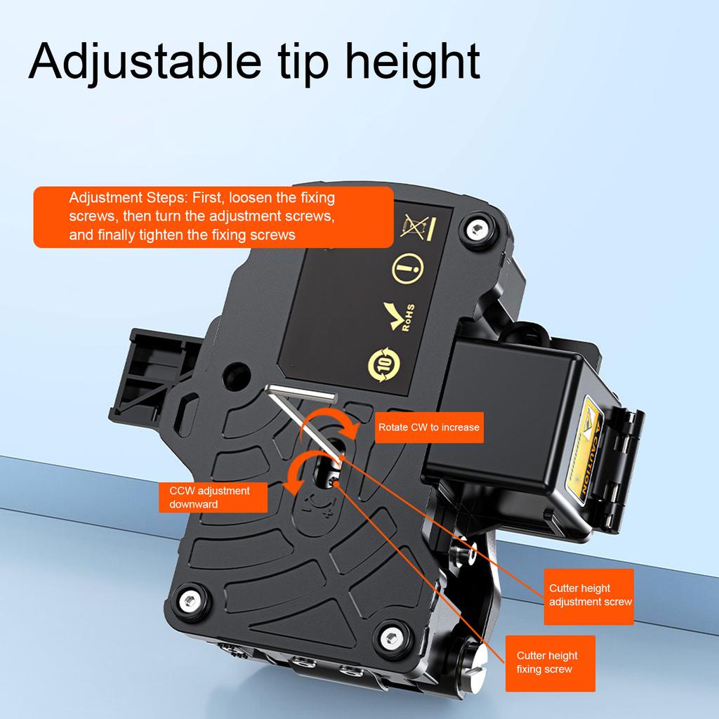 Optical Fiber Cleaver Tool Kit Full Automatic Accurate Optic Cable Cutter A3 Fiber Optic Cleaver for Industrial