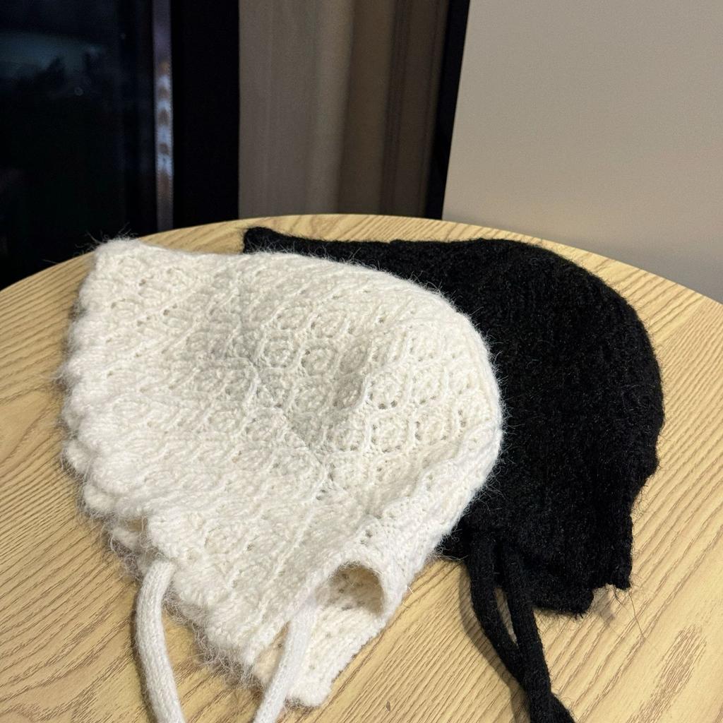 New Style Slit Wavy Edge Versatile Face Showing Small Bucket Hat Travel Lambswool Fisherman Hat