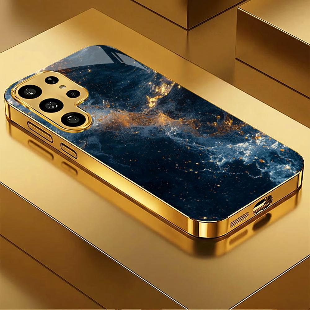

Nebula Luxurious High-end PhoneCase Electroplated Glass PhoneCase for Samsung Galaxy S26 S25 S24 S23 S22 S21 FE,Ultra,Plus GalaxyS25
