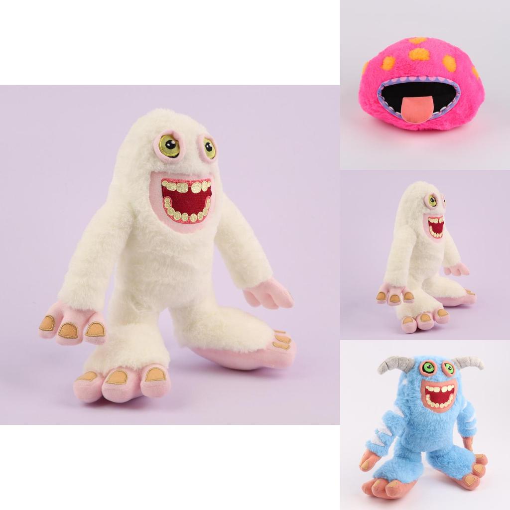 My Singing Monsters Peluş Oyuncak Mavi Beyaz ve Pembe