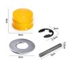 Metal Rear Wheel Axle Key and Bushing Kit for Craftsman Lawn Mowers 12pcs Includes Dust Covers Gaskets and Lock Rings