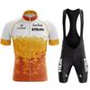 Men Women Cycling Jersey Set Short Sleeve Quick Dry Bike Racing Outfit Road Mountain Bicycle