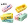 Butter Stick Toy with Stopper DIY Stress Relief Toy, Hollow Fillable Skin TPR Stopper, Empty Bar Squeeze for Teens Adults