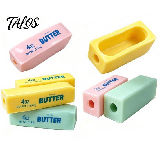 Butter Stick Toy with Stopper DIY Stress Relief Toy, Hollow Fillable Skin TPR Stopper, Empty Bar Squeeze for Teens Adults