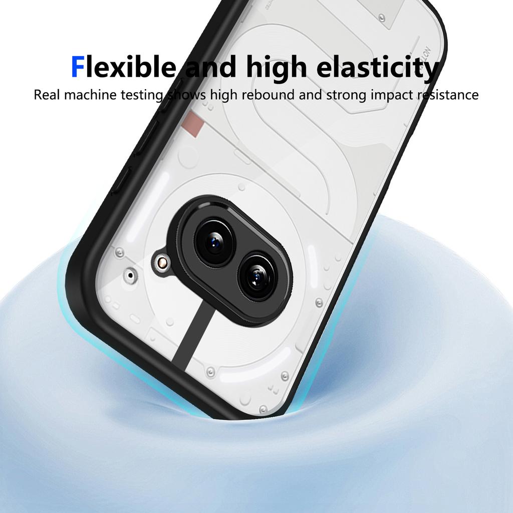 ShockProof Soft TPU+PC Clear Back Cover Phone Case For Nothing Phone 2A Plus NothingPhone2A G