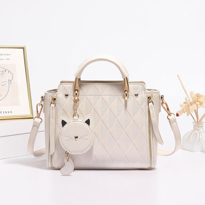 

Leather bag women s handbag new messenger bag bucket bag fashionable versatile shoulder bag large capacity