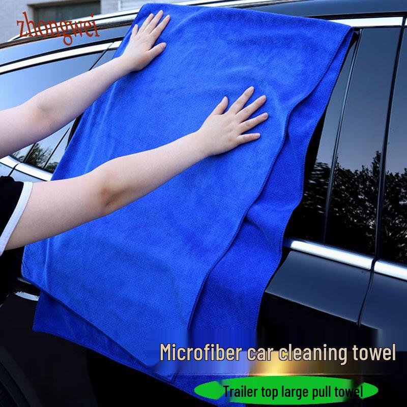 Large Soft, Lint-Free, Water-Absorbent Car Wash Towel—Leaves No Marks