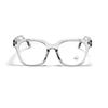 Transparent Frame Glasses Men'S Square Rivets Harajuku Ins Plain Square Flat Glasses