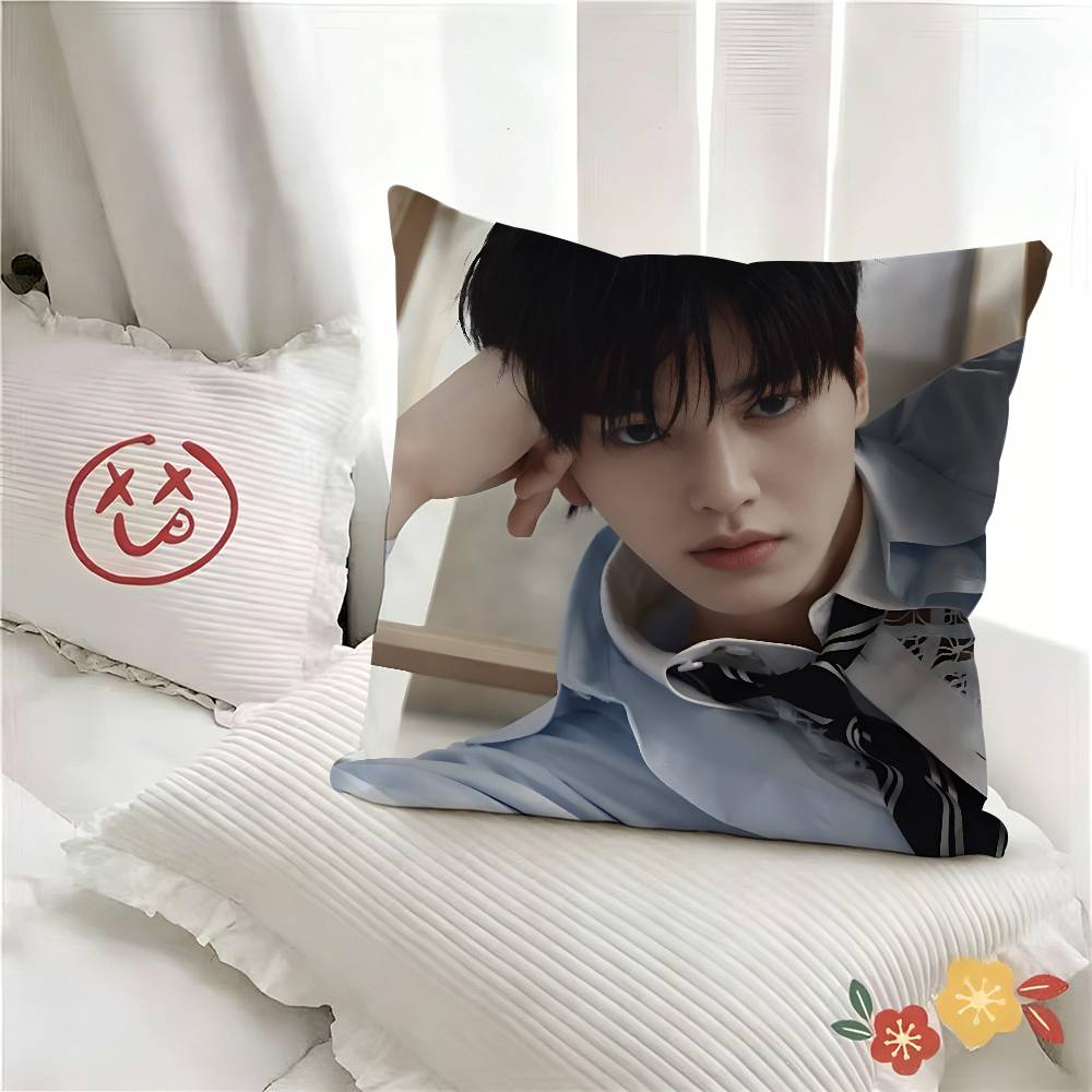 pc Handsome Charming Korean Actor SSong Kang Pillow Case Fashion Square Pillowcase Bedroom Sofa Room Ins Decoration Leisure