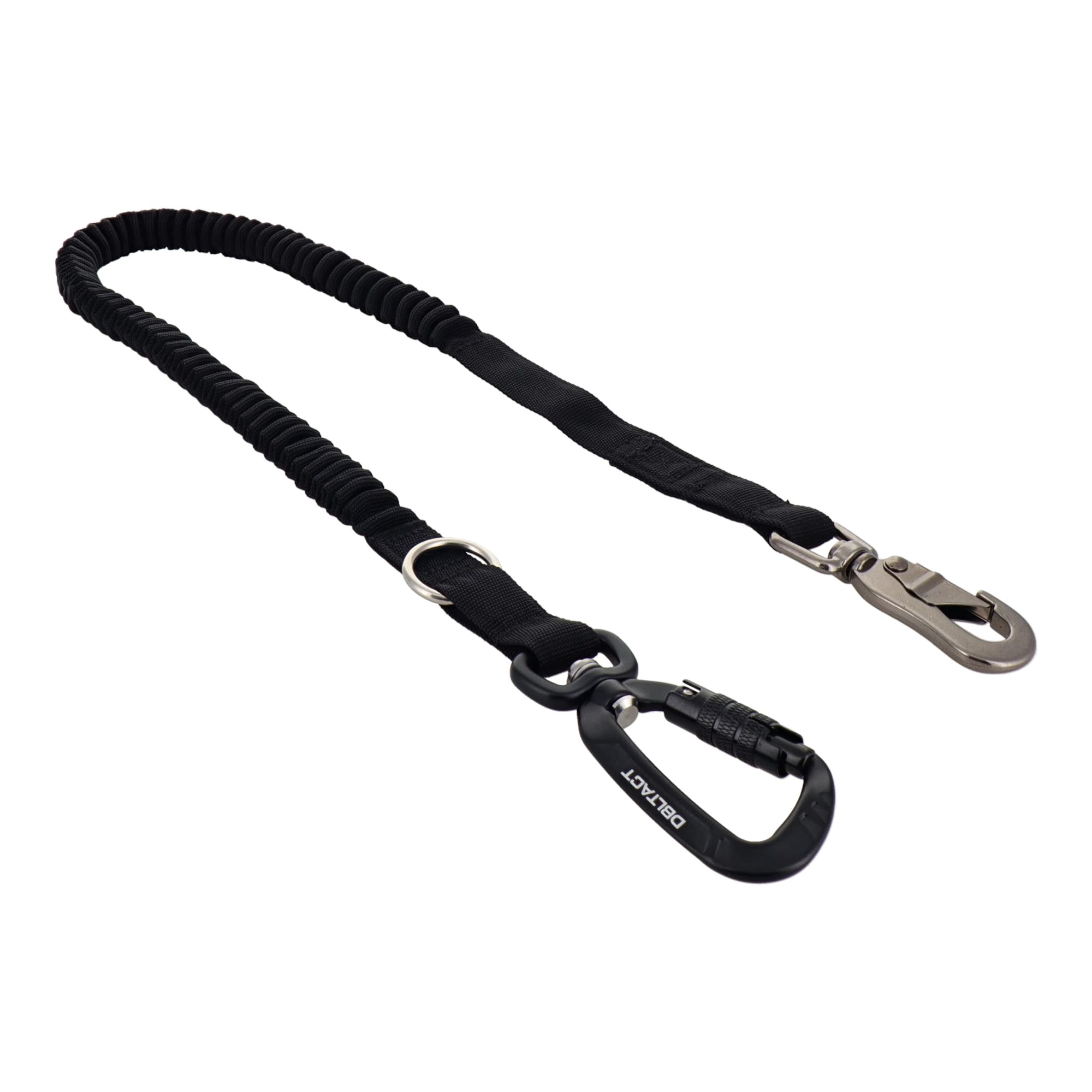 Sankyo Corporation DBLTACT Fabric Safety Cord with Double Lock and Hook DT-ST-13BK чёрный