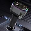 Voltages Display Heavy Duty Car Charger with Retractable Cable Multiple Port for 12V 24V Truck Use for Family Travel