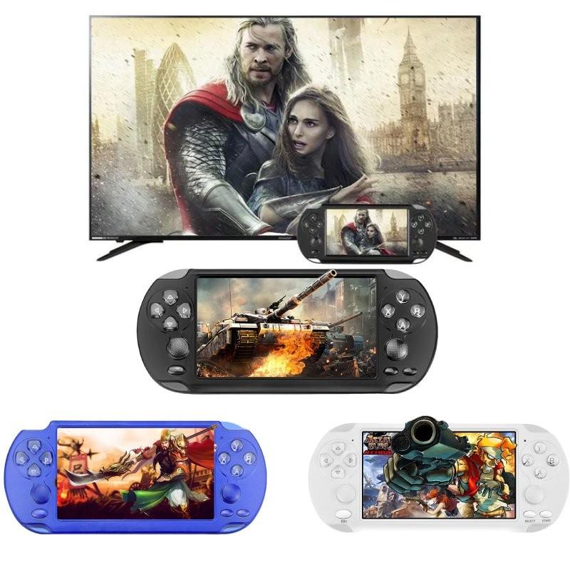 Nostalgic 5.1 Inch Dual Joystick X9-s Handheld Game Console With 128 Bit Rpg Games