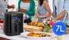 Frytkownica 7L Beztłuszczowa Mocna 1900W Air Fryer Frytownica Mięso Hit !!!
