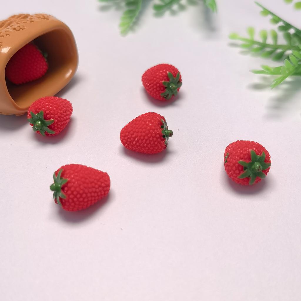 100PCS Mini 3D Fruit Series Resin Flatback Cabochons for Hairpin Scrapbooking DIY Jewelry Craft Decor Accessories Slime Charms