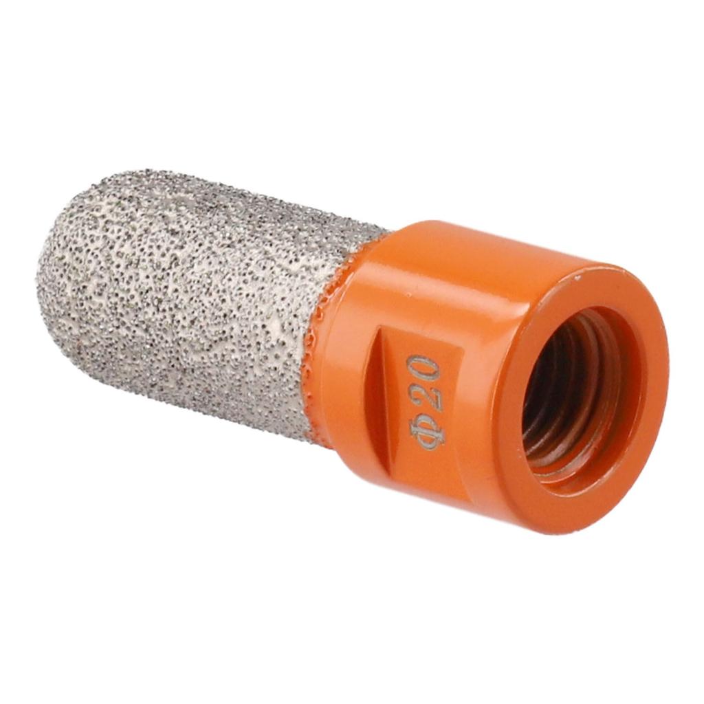 20mm Carbide Head Tile Grinding Tools Vacuum Brazed Mill 3-in-1 Functionality