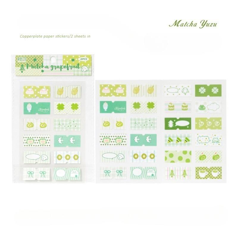 Decorative Stickers Romantic Stickers Cute Label Material Hand Account Collage Student Diary Marker Index Sticker