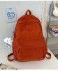 Schoolbag Corduroy Large Capacity Backpack New Casual Versatile Striped Velvet Mori Backpack Lightweight High School Student School Bag