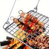 1 Confezione Barbecue Grill con Catena di Sospensione Cibo Carbone Carbonio Forno BBQ Campeggio All'aperto Picnic Stoviglie