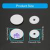 4Pcs Oval Running Number Clip Quick Fastens Number Plate Fixing Buckles Fasteners For Outdoor Fitness Activity