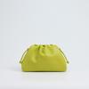 Soft Cloud Shape Leather Crossbody Bag Women Small Size Genuine Cowhide Adjustable Strap Daily Wear