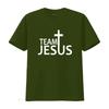 Fantastica Maglietta Jesus Team Taglie vintage Lavata grafica Leggermente homme Traspirante Unisex moda Casual Elegante Versatile