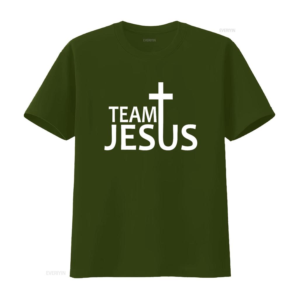 Fantastica Maglietta Jesus Team Taglie vintage Lavata grafica Leggermente homme Traspirante Unisex moda Casual Elegante Versatile
