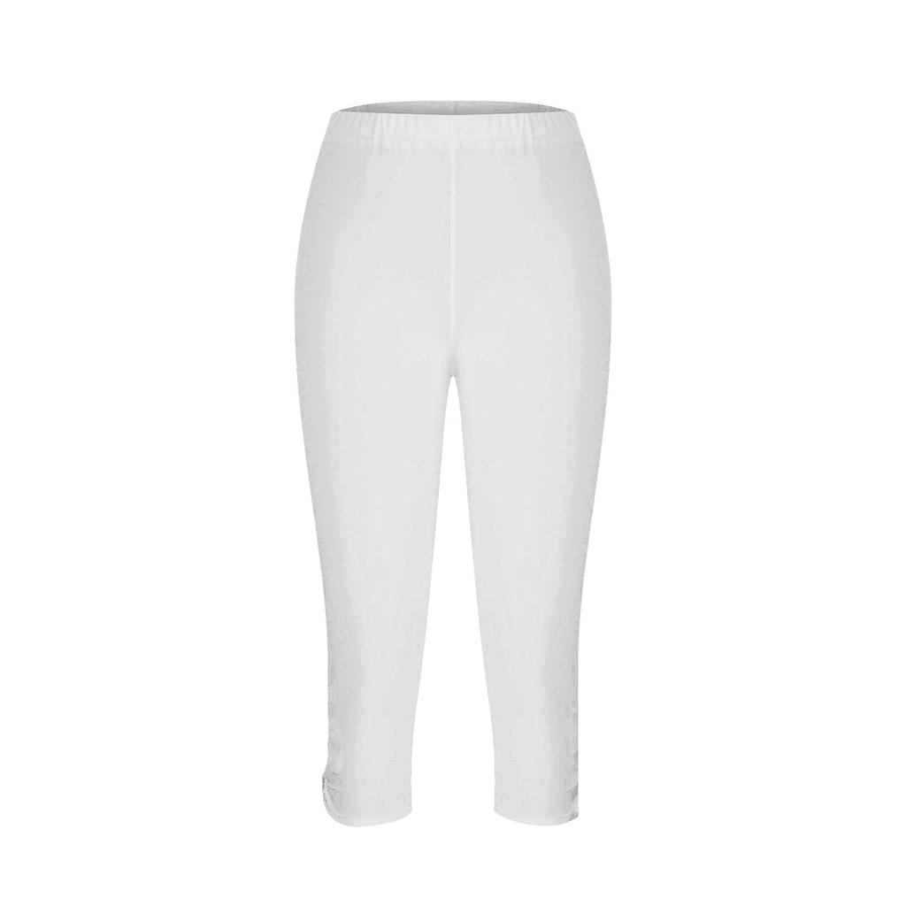 Women's Seamless Hip Lifting High Waist Color Yoga Pants Exercise 3/4 Pants