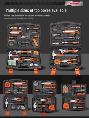Multifunctional Electrician's Tool Set with Electric Drill