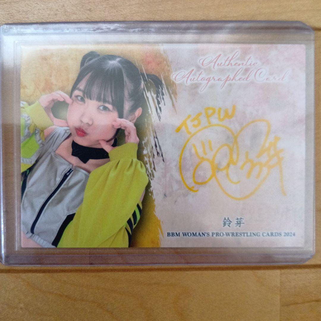 Tokyo Women s Pro Wrestling BBM Suzume Autographed Card 2024