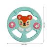 Baby Silicone Teether Photography Accessories Baby Teether Stick Bite Cute Cartoon Animal Steering Wheel Anti-Eating Handle