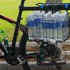 Metal Wire Ebike Basket Rust Proof Quick Release Frame Basket Non-Slip Fold-Up Bike Cargo Rack for Outdoor Cycling Travel Basket