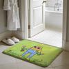 Anime Cute KketnipzS Floor Mat Soft Flannel Absorbent Mat Non-Slip Rug Home Bedroom Bathroom