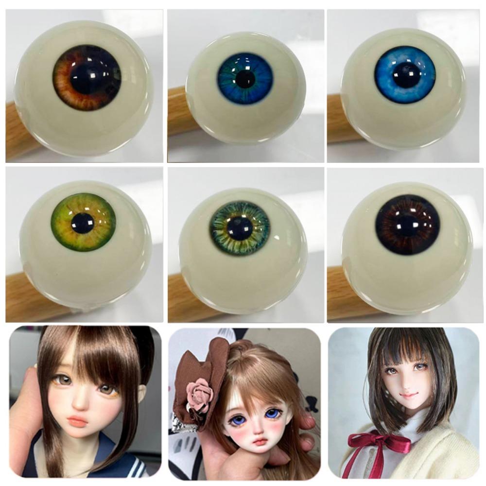 1pair with 3 Dimensional Fitting Eye Silicone Doll Simulation Eyeballs For BJD Doll