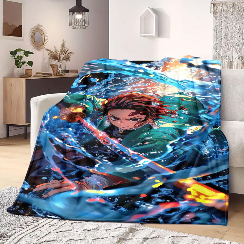 Upper Rank Demons Flannel Blanket Warm,Comfortable,Suitable for Bedrooms,Sofas,Beds,Chairs,Picnics,Travel