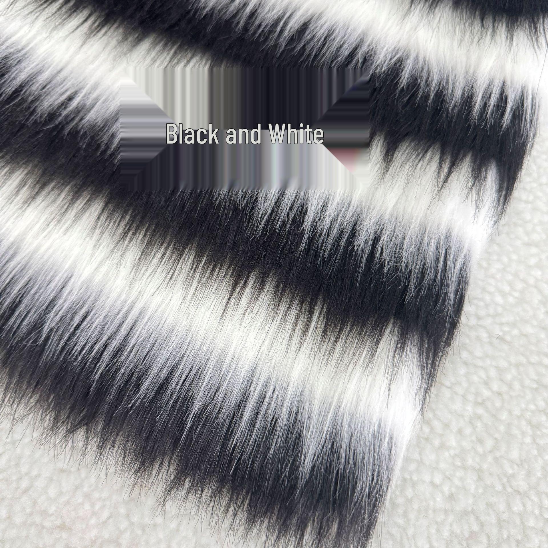 

Two-Tone Imitation Fox Fur Plush Doll Costume