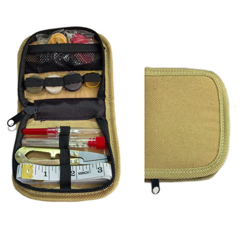 Kit da cucito portatile: Set da 226 pezzi di aghi e filo con scatola portaoggetti