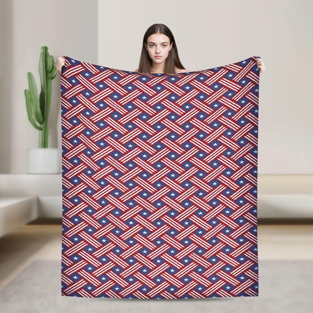 American Flag Blankets Quality Warm Throw Blanket Spring Airplane Travel Couch Chair Street Trend Bedspread