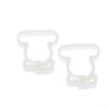 2Pcs Milking Machine Tube Triplet Air Hose Fix Clip Air Hose Plastic Clamps Pulsating Triple Tube Rubber Hose Organizing Clips