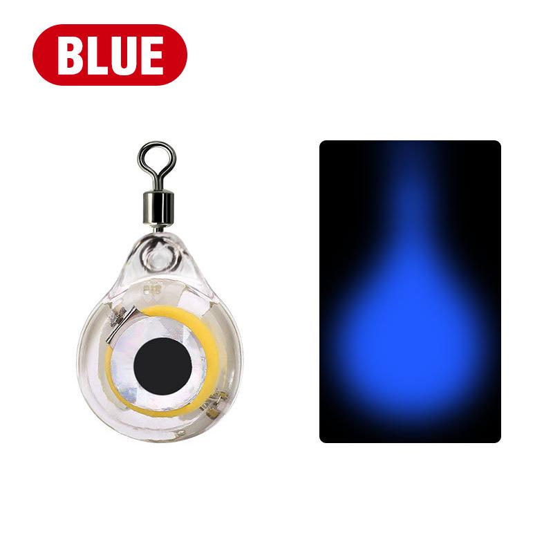 Luminous Five-Color Underwater Fish Eye Attractor Light - Waterproof & Flashing Swivel Bait